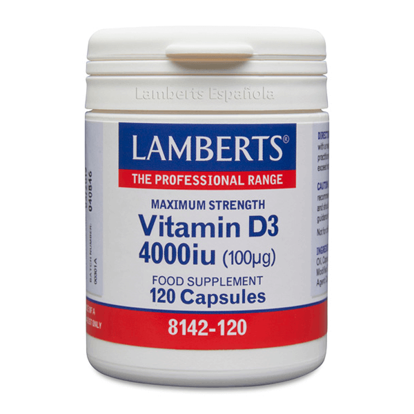 Vitamine D3 4000 UI 100 µg de Lamberts - Lamberts 0