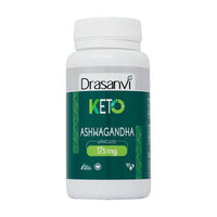 Ashwagandha envase de 60 cápulas keto de la marca Drasanvi