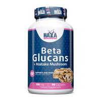 Beta Glucans 100mg en 90 cápsulas suplemento de sistema inmunológico del fabricante Haya Labs