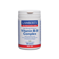 Vitamina B-50 Complex bote de 120 tabletas por Lamberts