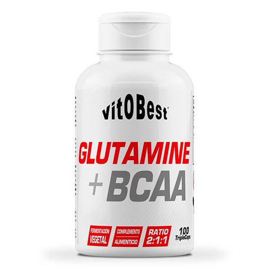 Glutamine + BCAA en gélules Vitobest de la marque VitOBest dans la collection BCAA + Glutamine