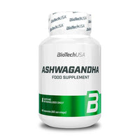 Ashwagandha envase de 60 cápsulas del fabricante Biotech USA (Vitaminas y Minerales)