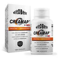 Creamap + GFS presentación de 100 cápsulas vegetales del fabricante VitoBest en la categoría pre entreno sin estimulantes