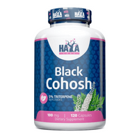Cohosh Negro 100mg presentación de 120 cápsulas por Haya Labs complemento alimenticio de fórmulas para mejora articular