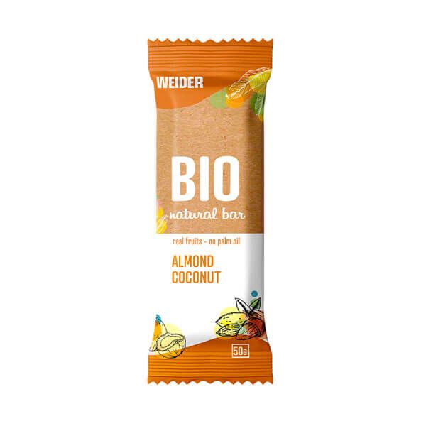 Bio Natural Bar presentaciÃ³n de 50g del fabricante Weider en la categorÃ­a Barritas de Carbohidratos