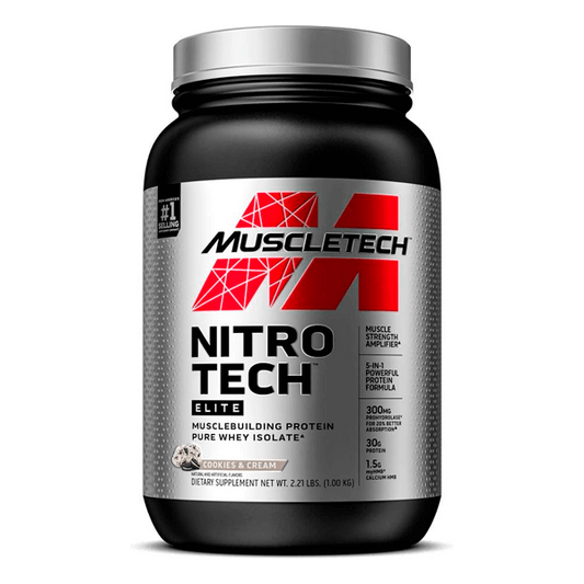 Nitro Tech Elite par Muscletech de la marque Muscletech dans la collection Protéines de lactosérum