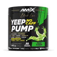 Yeep Pump No Caff en 345g del fabricante Amix Nutrition complemento alimenticio de pre entreno sin estimulantes