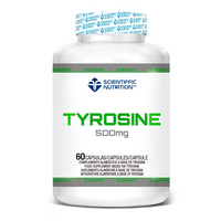 Tirosina 500mg presentación de 60 cápsulas de la marca Scientiffic Nutrition de la sección otros aminoácidos