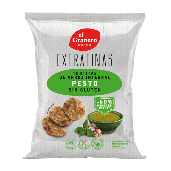 Galettes de riz complet au pesto d'El Granero Integral - El Granero Integral 0