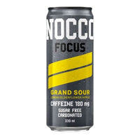 Nocco Focus Grand Sour envase de 330ml complemento alimenticio de bebidas energeticas por Nocco