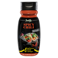 Salsa Chile Picante 0% envase de 305ml de Servivita (Salsas Saladas Sin Calorias)