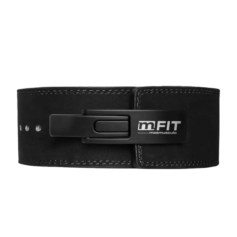 Ceinture d'haltérophilie en cuir Masmusculo - Masmusculo 0