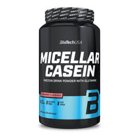 Caseína Micelar de 908g de la marca Biotech USA complemento alimenticio de caseina