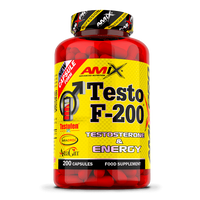 Testo F-200 presentación de 200 cápsulas del fabricante AmiXpro® series de la categoría complejos testosterona