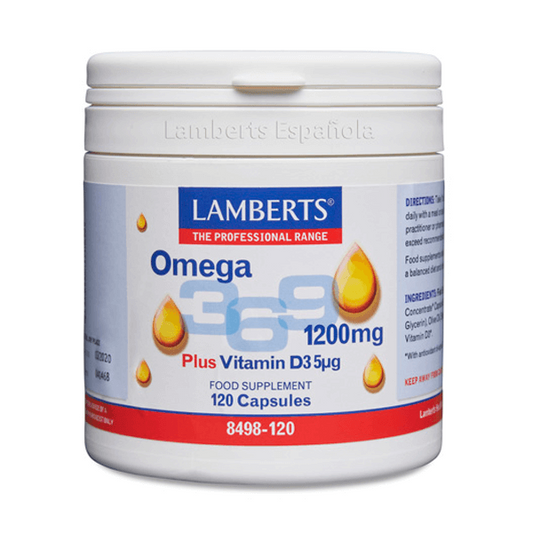 Oméga 369 + Vitamine D3 de Lamberts de la marque Lamberts dans la collection Acides gras