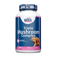 Triple Mushroom Complex de 60 cápsulas hecho por Haya Labs de la categoría sistema inmunológico