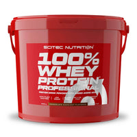 100% Whey Protein Professional presentación de 5kg de Scitec Nutrition complemento alimenticio de proteina de suero whey