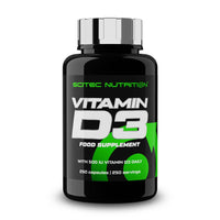 Vitamina D3 bote de 250 cápsulas del fabricante Scitec Nutrition