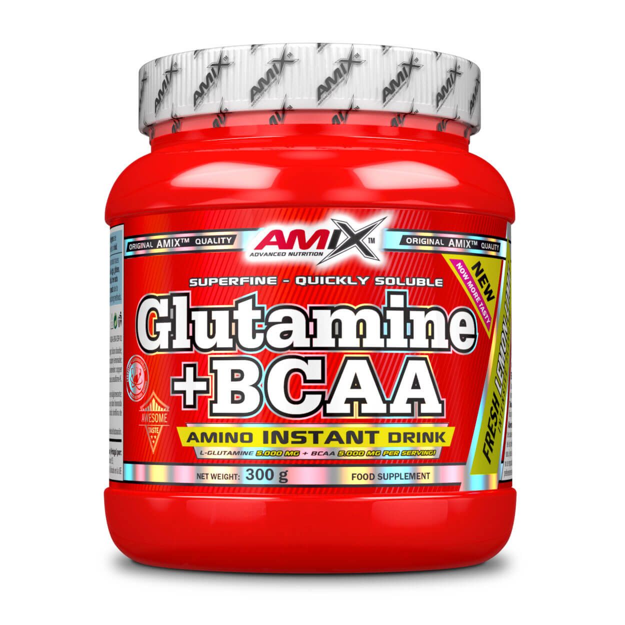 Glutamina + BCAA bote de 300g en la sección de bcaa + glutamina de Amix Nutrition