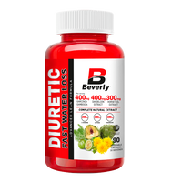 Diuretic Fast Water Loss en 90 cápsulas vegetales en la categoría bloqueadores de hidratos y grasas hecho por Beverly Nutrition