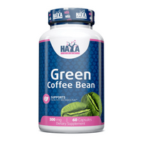 Extracto de Grano de Café Verde 500mg envase de 60 cápsulas por Haya Labs suplemento de otros quemadores