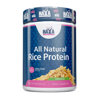 100% Proteína de Arroz Natural de 454g suplemento de proteína vegetal y veganos de la marca Haya Labs