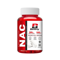 NAC con Vitamina C y Zinc presentación de 60 cápsulas en la sección de antioxidantes de la marca Beverly Nutrition
