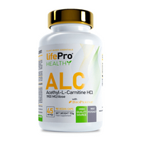 ALC 1000mg Acetil L-Carnitina bote de 90 cápsulas del fabricante LifePRO