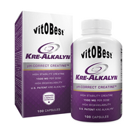 Kre-Alkalyn envase de 100 cápsulas de VitoBest