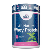 100% Pure All Natural Whey Protein envase de 454g de Haya Labs - proteina de suero whey