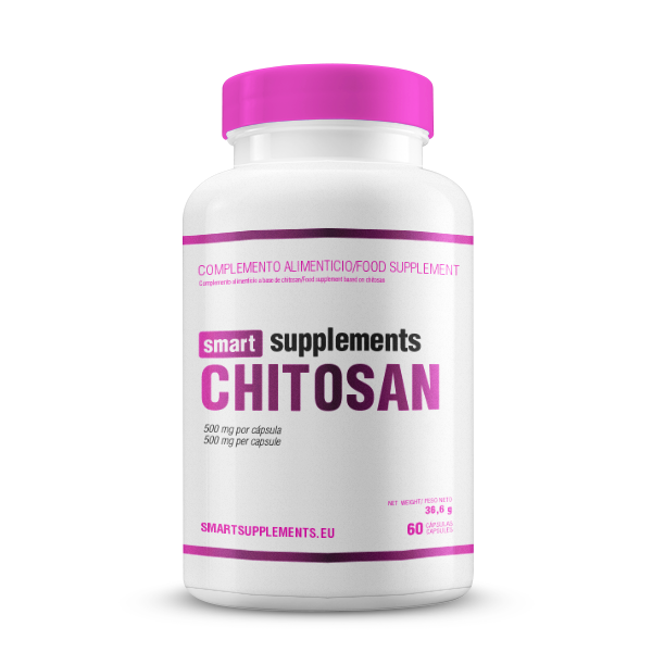 Chitosan 500mg presentación de 60 cápsulas del fabricante Smart Supplements
