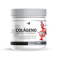 Colágeno con Magnesio y MSM bote de 300g hecho por Masmusculo Supplements