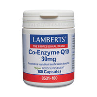 Co-Enzima Q10 30mg bote de coq10 o ubiquinona suplemento de antioxidantes de Lamberts