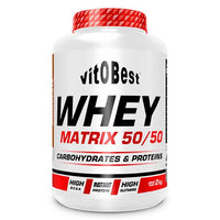Whey Matrix 50/50 bote de 2kg de la sección ganadores de peso con proteína hecho por VitoBest