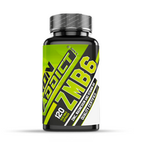 ZMB6 presentación de 120 cápsulas vegetales de la sección zma hecho por Iron Addict Labs