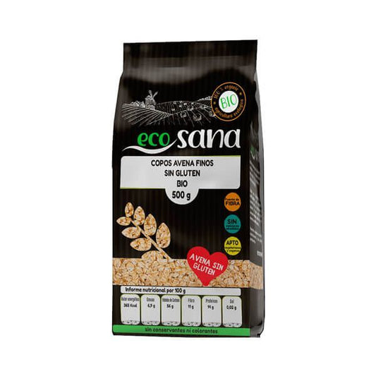 Flocons d'avoine fine complète biologique sans gluten Ecosana de la marque EcoSana dans la collection Gruau
