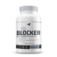 Blocker bote de 60 cápsulas vegetales hecho por Masmusculo Supplements de la sección bloqueadores