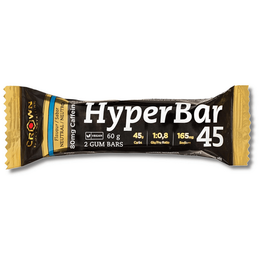 Barre énergétique Crown Sport Nutrition Hyperbar 45 avec caféine de la marque Crown Sport Nutrition dans la collection Compléments alimentaires pour l'endurance