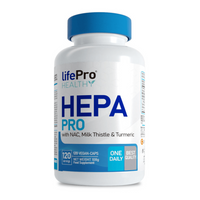 Hepa Pro de 120 cápsulas veganas de LifePRO de la categoría protectores hepáticos