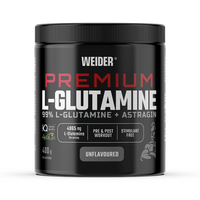 Premium Glutamina + Astragin presentación de 400g de la marca Weider
