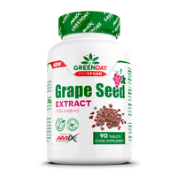 ProVegan Grape Seed Extract envase de 90 tabletas - sistema circulatorio de la marca Amix GreenDay