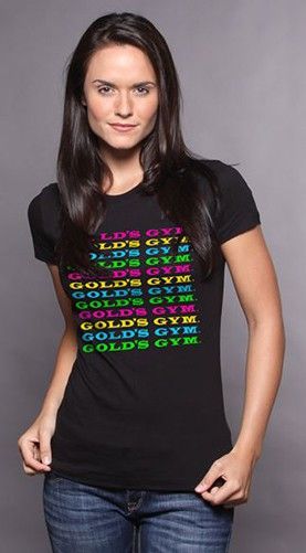 Neon Repeat Tee de Gold's Gym