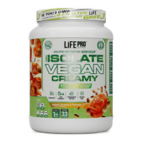 100% Isolate Vegan Creamy presentación de 1kg por LifePRO complemento alimenticio de proteína vegetal y veganos