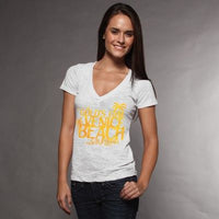 Camiseta Chica Venice Decolorada de Gold's Gym