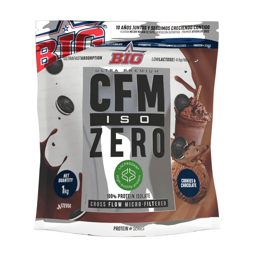 CFM ISO Zero en 1kg de la categoría proteína de aislado de suero isolate del fabricante BIG