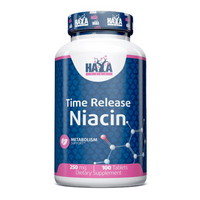 Niacina 250mg de 100 tabletas suplemento de la sección vitamina b por Haya Labs
