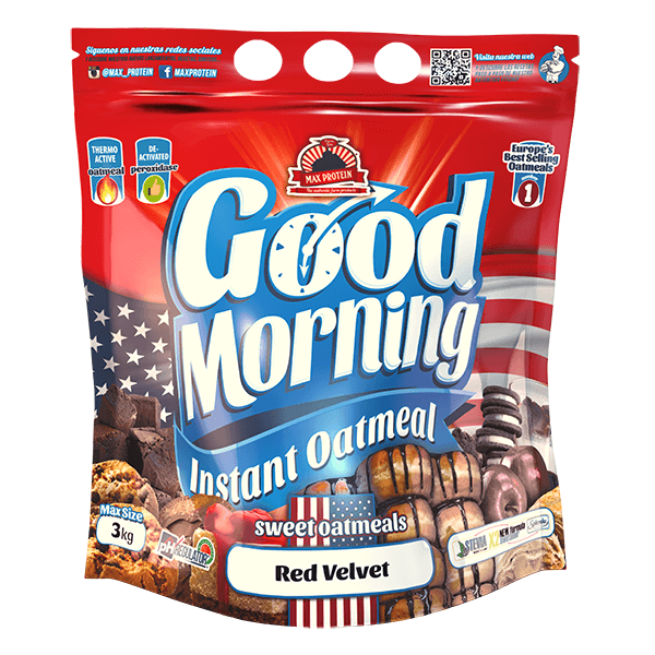 Harina de Avena Good Morning Instant de 3kg de la marca Max Protein (Harina de Avena Dulce)