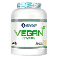 Vegan Protein envase de 908g de la marca Scientiffic Nutrition en la sección de proteína vegetal y veganos
