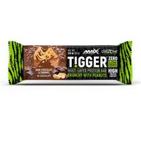 Barrita Tigger Zero Protein Bar presentación de 60g de la marca Amix Nutrition suplemento de barritas de proteinas
