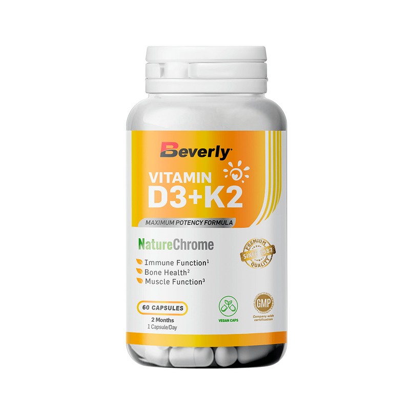 Vitamine D3 + K2 de Beverly Nutrition - Beverly Nutrition 0